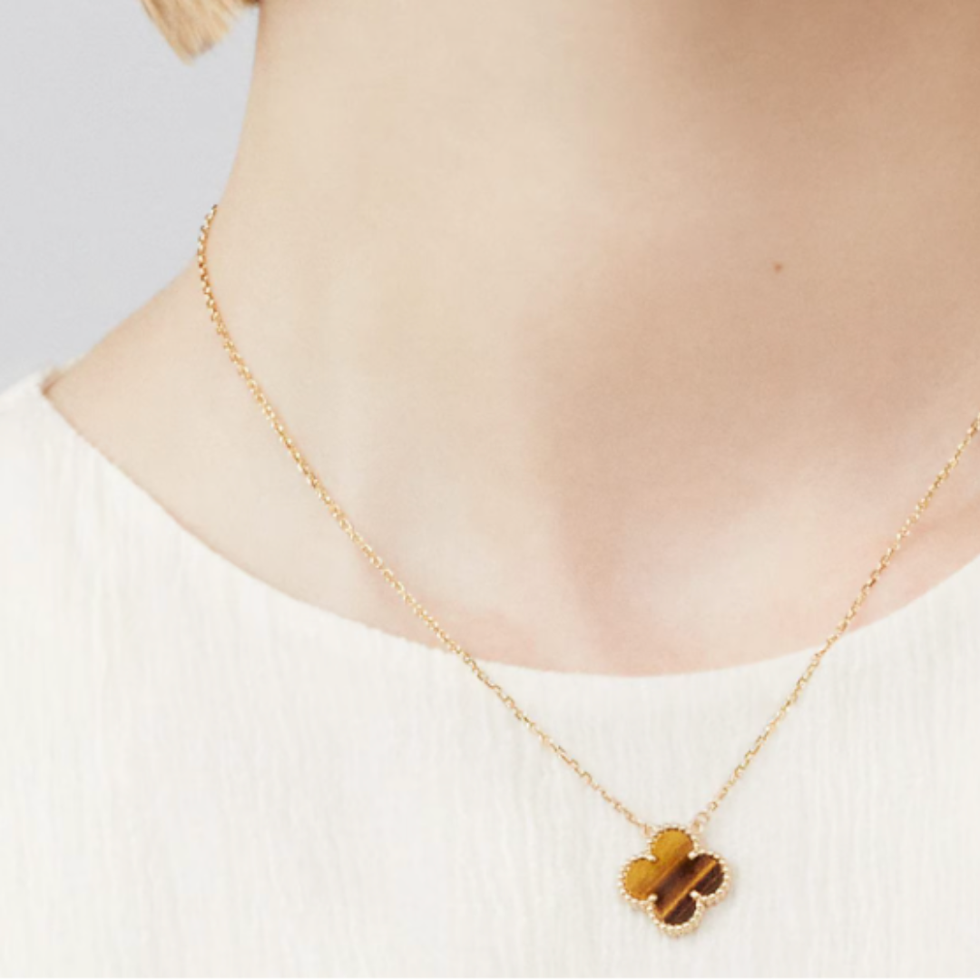 Coki Necklace - Orange / Gold