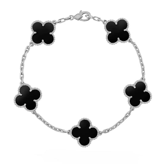 Amber Armband - Black / Silver