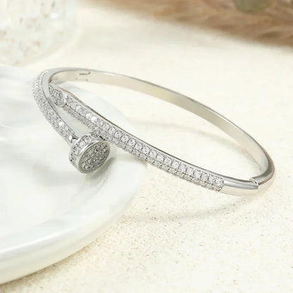 Nail Bracelet with Stones