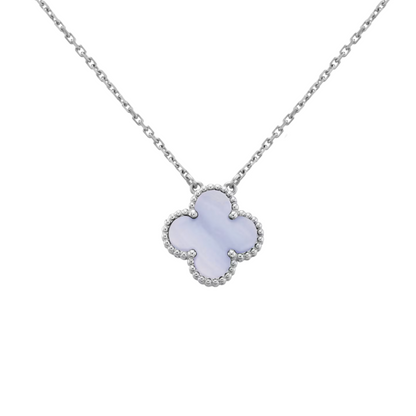 Coki Necklace - Light Blue / Silver