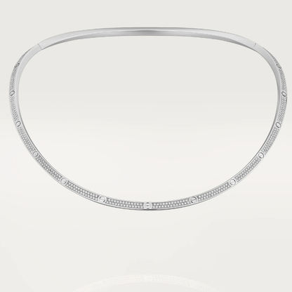 Adele Necklace - Silver / Diamond