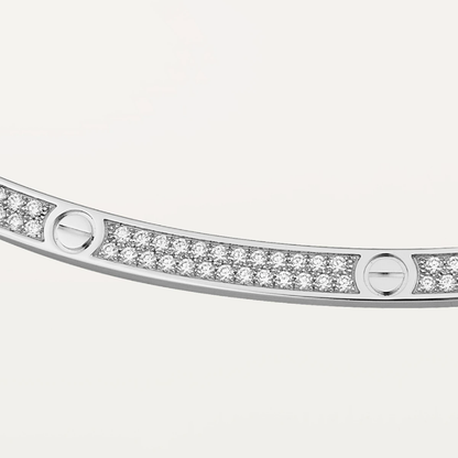 Adele Necklace - Silver / Diamond